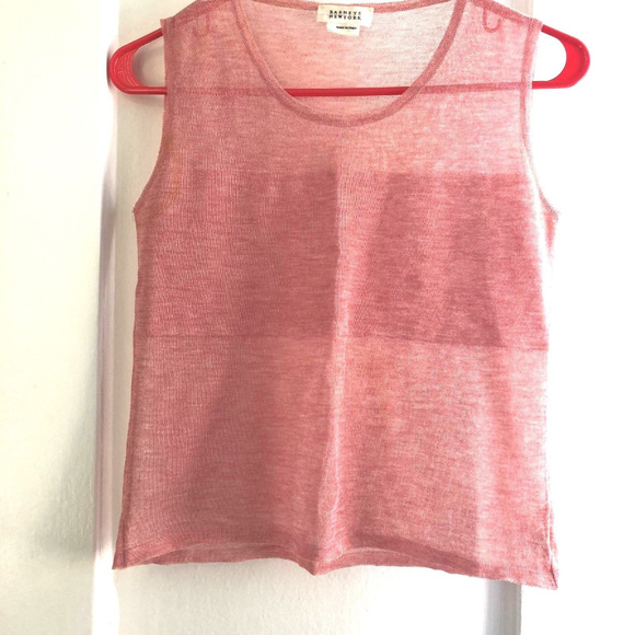 Barneys New York Tops - Barneys NY  Pale Pink Sleeveless Shell Top ~ Italy
